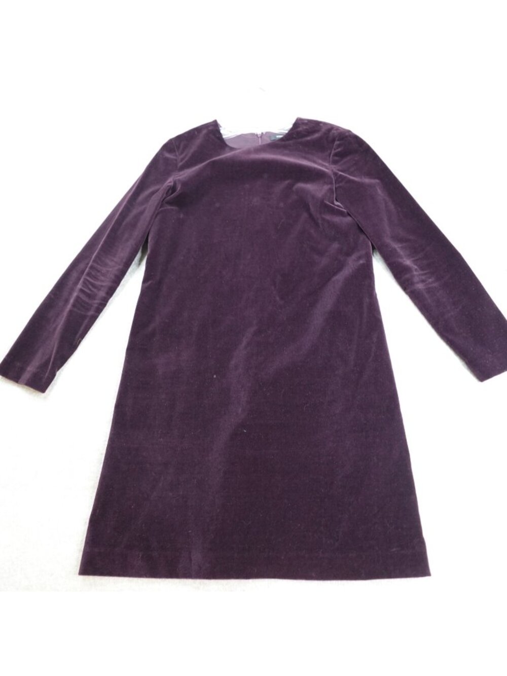 Theory Womens Dress 4 Purple Maroon Solid Velvet Wynter Shift